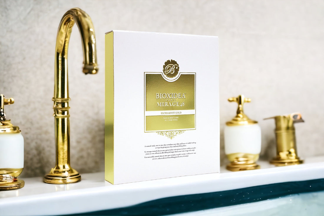 BIOXIDEA Inspiration Take a beauty bath with Bioxidea Mirage48 Excellence Gold Face & Body Mask