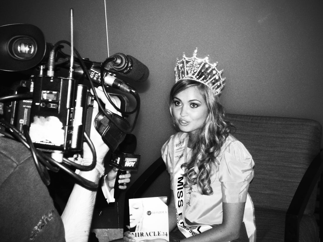 BIOXIDEA News Behind the scenes at BIOXIDEA launch with Miss England, Alize Lily Mounter