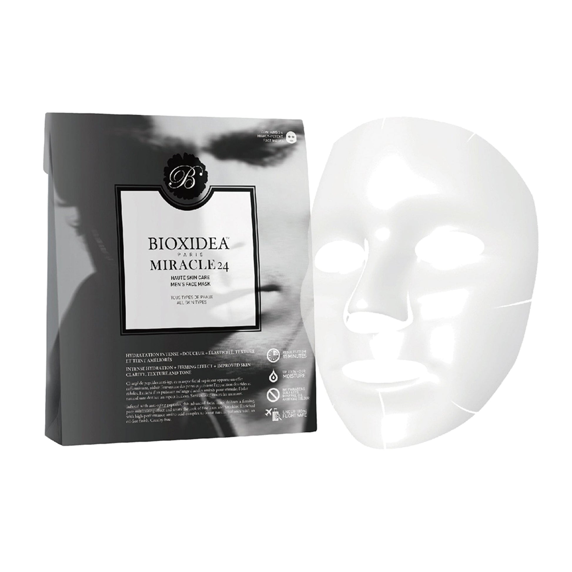 BIOXIDEA Miracle24 Face Mask for Men Mask